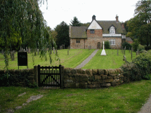 Dale Abbey, from churchyard gate