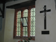 tudor window heads, north wall