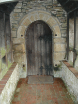 NE entrance door